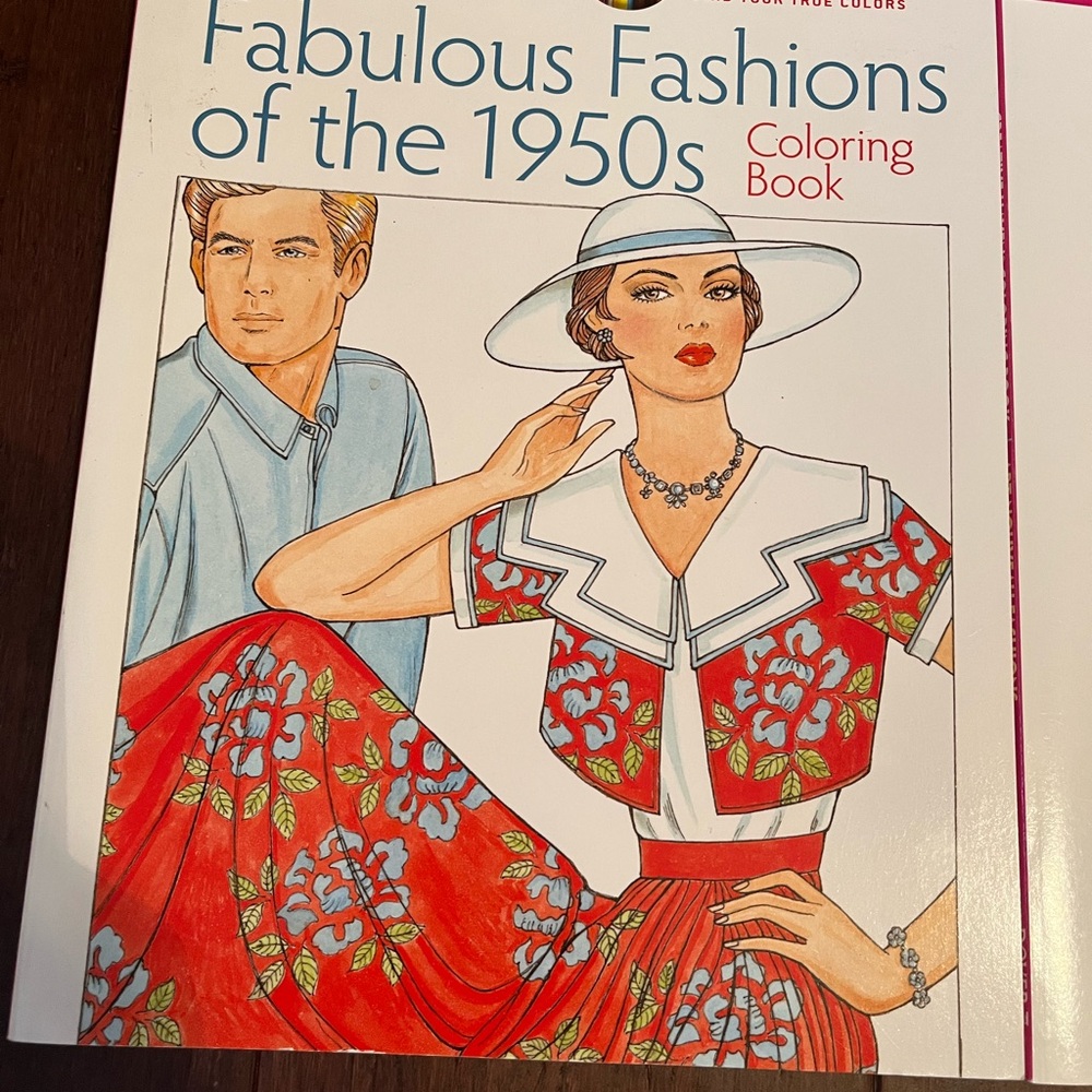 Coloring Book Set - Fabulous Fashions & Art Nouveau - Picture 8 of 8